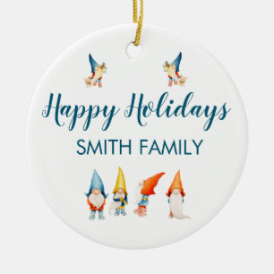 Christmas Tree Ornament With Cute Elves