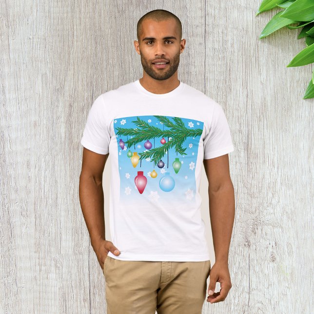 Christmas Tree Ornaments Mens T-Shirt (Creator Uploaded)