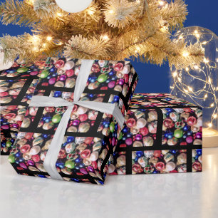 CHRISTMAS TREE ORNAMENTS wrapping paper