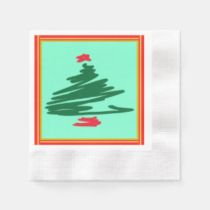 Christmas Tree Paper Napkin