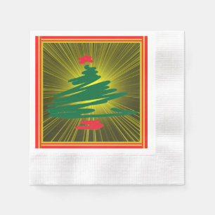 Christmas Tree Paper Napkin