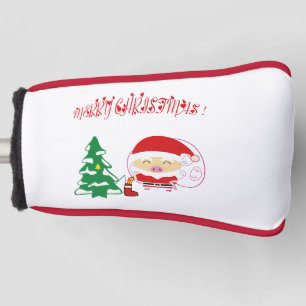 Christmas tree paper placemat golf head cover