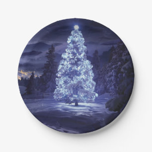 Christmas Tree  Paper Plate