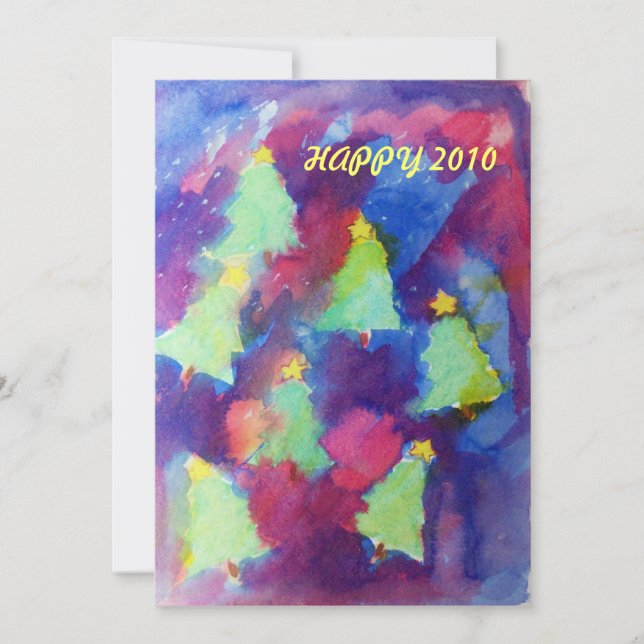 CHRISTMAS TREE - PARTY INVITATION (Front)