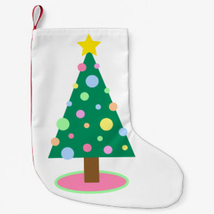 Christmas tree pastel Christmas Stocking