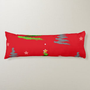 Christmas tree pattern body cushion