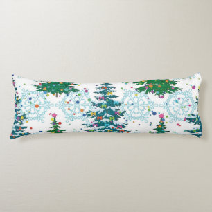 Christmas tree pattern body cushion