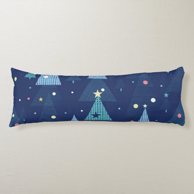 Christmas tree pattern body cushion (Front)