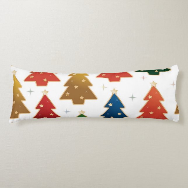 Christmas tree pattern body cushion (Front)