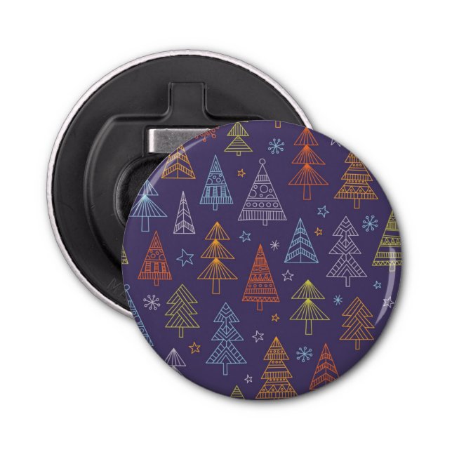 Christmas tree pattern bottle opener (Front)