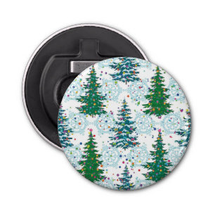 Christmas tree pattern bottle opener