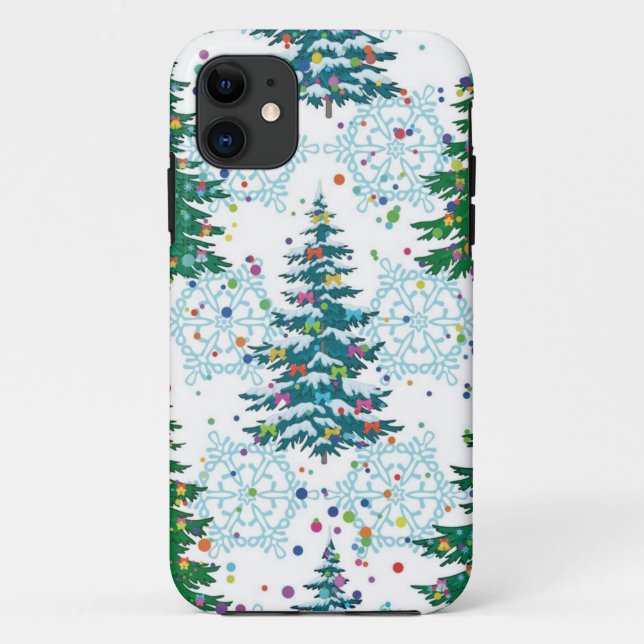 Christmas tree pattern Case-Mate iPhone case (Back)