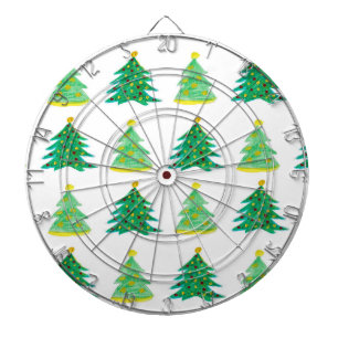 Christmas Tree Pattern Dartboard