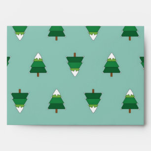 Christmas tree pattern envelope
