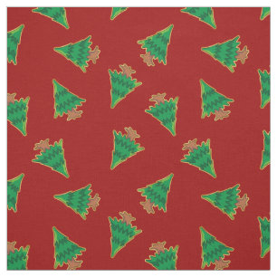 Christmas Tree Pattern Fabric
