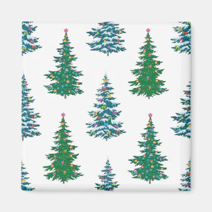 Christmas tree pattern magnet