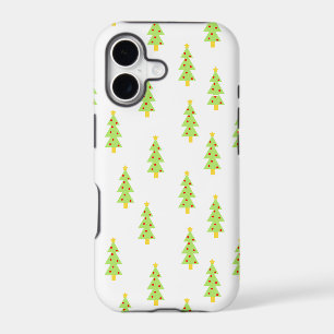 christmas tree pattern mid century modern vintage