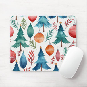 Christmas Tree Pattern Mouse Pad