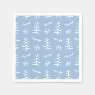 Christmas tree pattern napkin