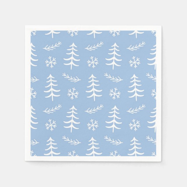 Christmas tree pattern napkin (Front)