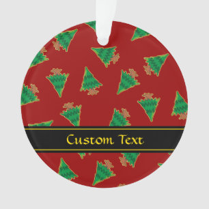 Christmas Tree Pattern Ornament