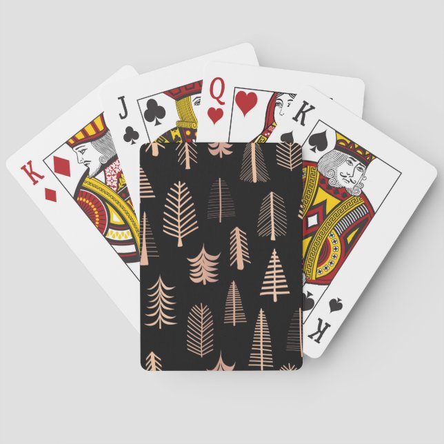 Christmas tree pattern playing cards (Back)