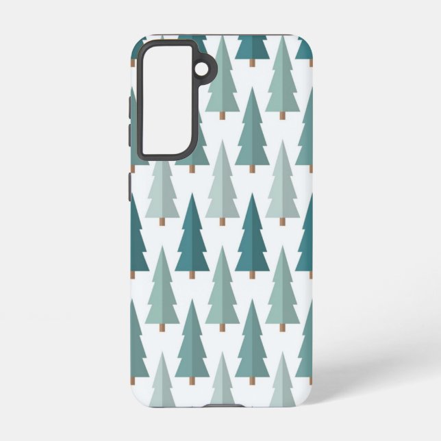 Christmas tree pattern samsung galaxy s21 case (Back)