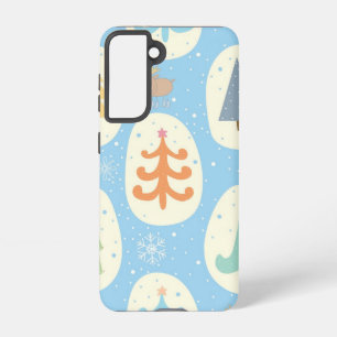 Christmas tree pattern samsung galaxy case