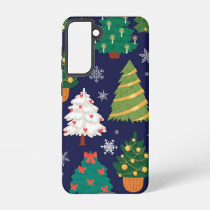 Christmas tree pattern samsung galaxy case