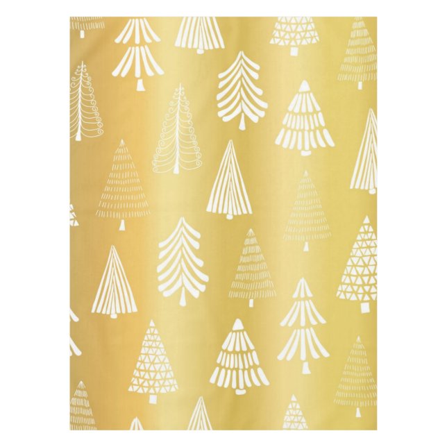 Christmas tree pattern tablecloth (Front)