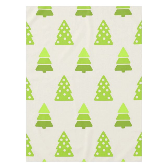 Christmas tree pattern tablecloth (Front)