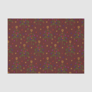 Christmas Tree Pattern Tissue Paper