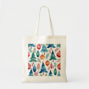 Christmas Tree Pattern Tote Bag