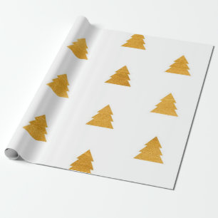 Christmas tree pattern wrapping paper