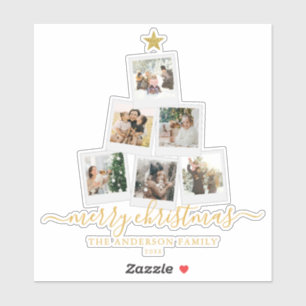 Christmas Tree Photo Collage