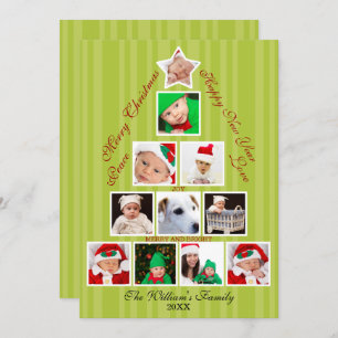 Christmas Tree Photo Collage Holiday