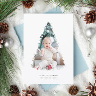 Christmas Tree Photo Collage Holiday Card