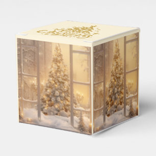 Christmas Tree Photo Favor Gift Box