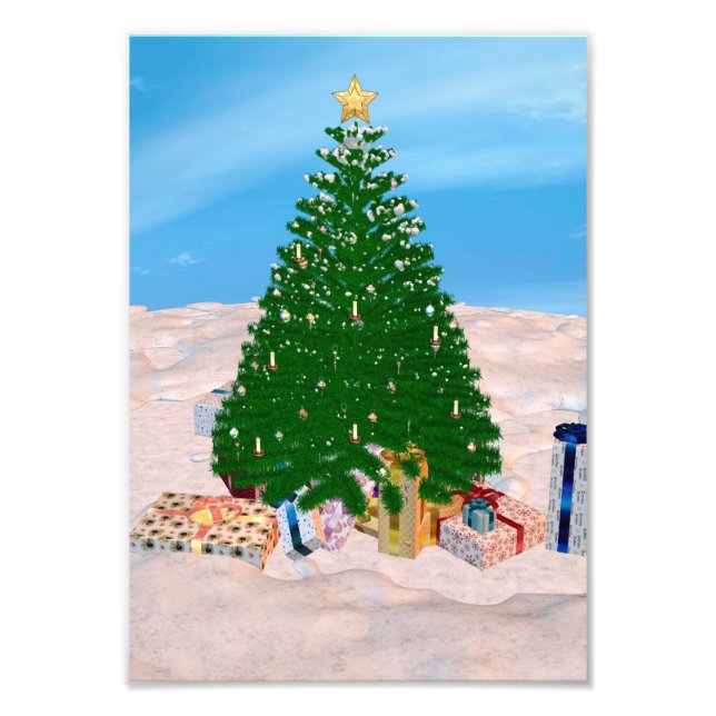Christmas Tree Photo Print (Front)