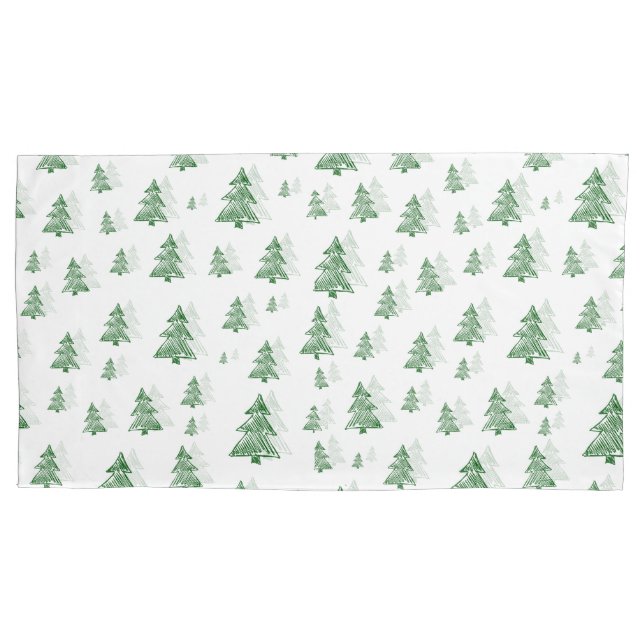 Christmas Tree   Pillowcase (Front-Left)