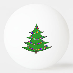 Christmas Tree Ping Pong Ball