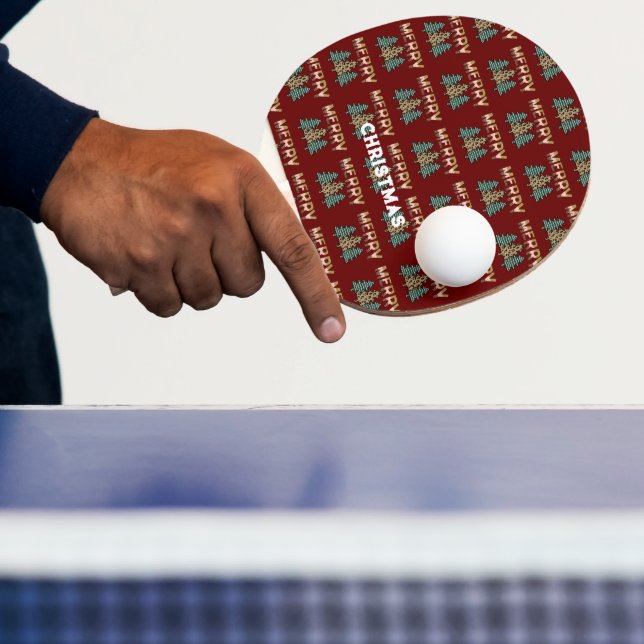 Christmas Tree Ping Pong Paddle (Insitu)