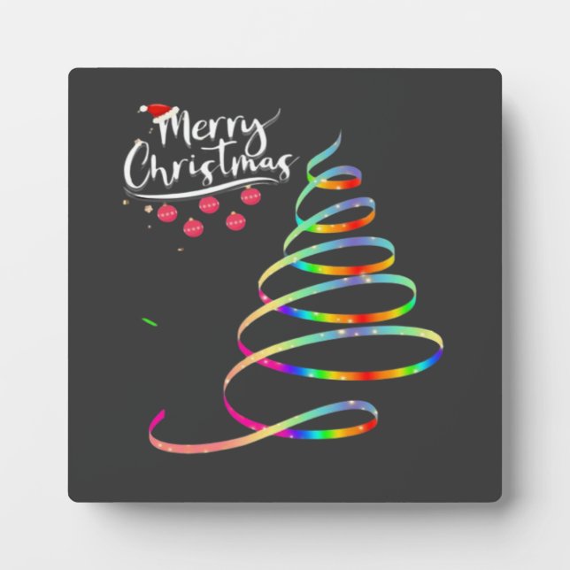  Christmas Tree   Plaque (Front)