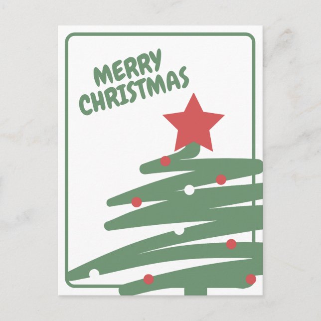 Christmas Tree Postcard (Front)