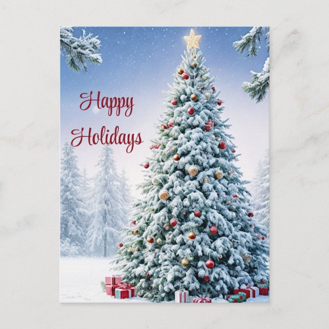 Christmas Tree Postcard (Front)