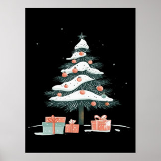 Christmas tree poster