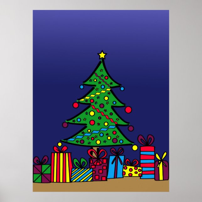 Christmas tree poster (Front)