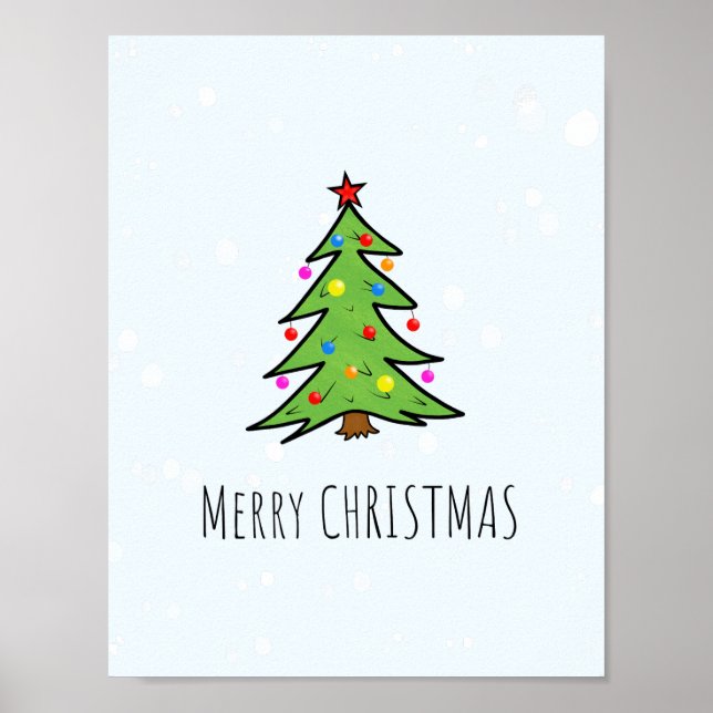 Christmas tree poster (Front)