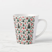 Christmas tree, presents, candy cane