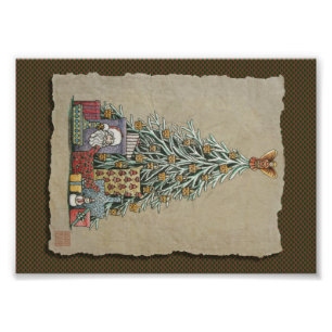 Christmas Tree & Presents Photo Print